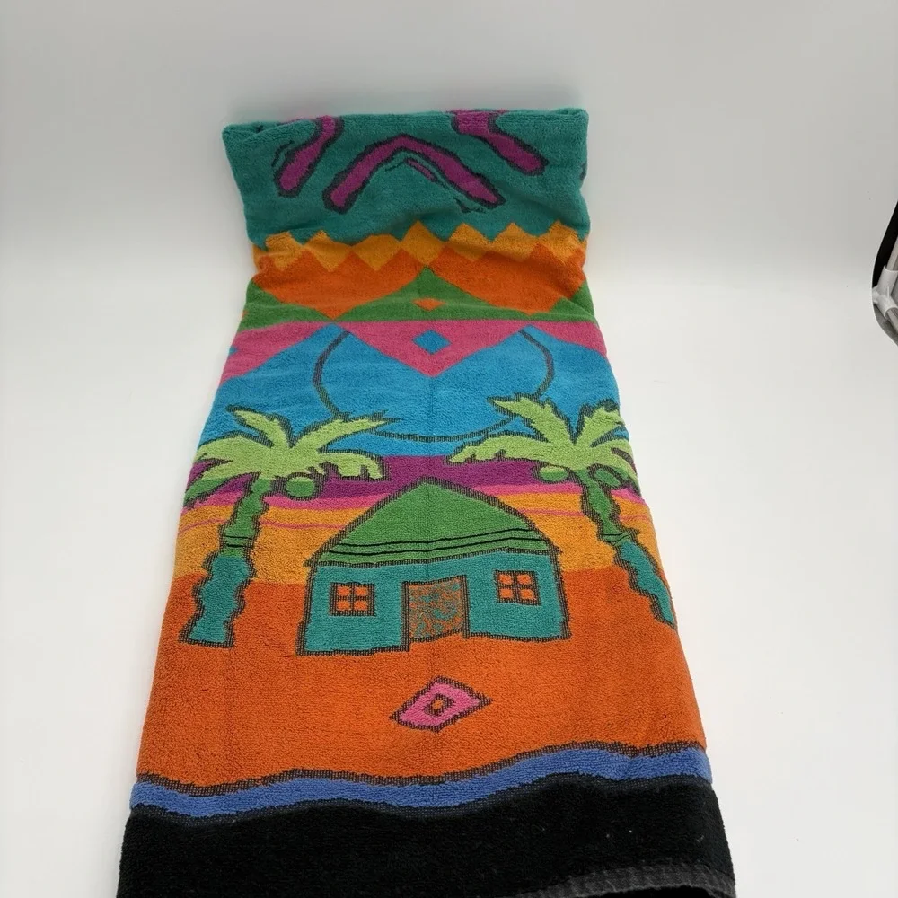 Royal Terry Beach Towel House Palms Brazil 60x36